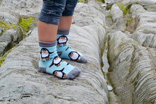 Load image into Gallery viewer, Kids Bamboo Socks- Penguins ( Single Pair) Age 3-5yrs | UK Size Kids 6-9