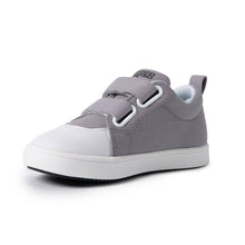 Load image into Gallery viewer, Grey Canvas Kids' Trainers