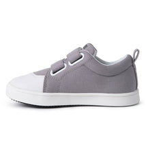 Load image into Gallery viewer, Grey Canvas Kids' Trainers