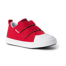 Load image into Gallery viewer, Red Canvas Kids' Trainers